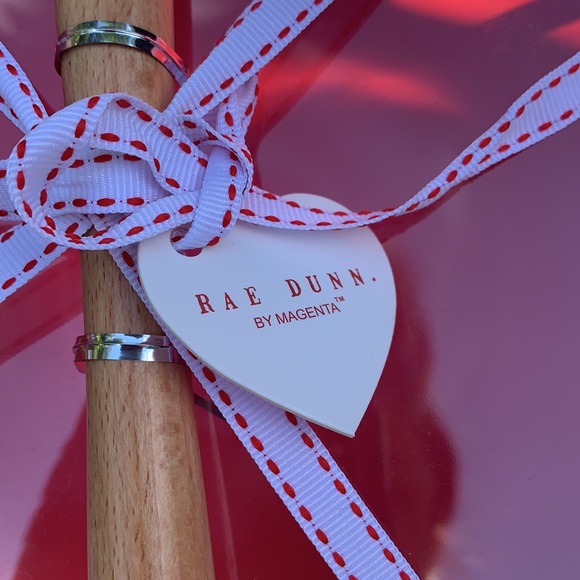 New Rae Dunn Red LOVE Mixing Bowl & Spatula - Picture 6 of 6